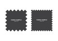 Fabric sample icons, Material presentation template, Textile swatch icons. Vector illustration Royalty Free Stock Photo