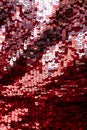 Fabric with sequins and sequins of bright colors. Fashion glitter fabric, sequins. Shiny surface