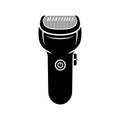 Fabric shaver device minimal 2D flat solid vector icon Royalty Free Stock Photo