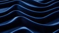 Deep Blue Fabric Waves Abstract Background with Soft Lighting and Subtle Texture Royalty Free Stock Photo