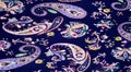 Fabric silk texture of dark blue, Navy Royalty Free Stock Photo