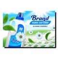 Fabric Softener Creative Promotion Poster Vector