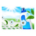 Fabric Softener Creative Promotion Poster Vector