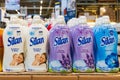 Fabric softener Silan. Department of cleanliness in the supermarket. October 11, 2022 Balti Moldova