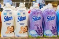 Fabric softener Silan. Department of cleanliness in the supermarket. October 11, 2022 Balti Moldova