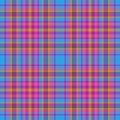 Fabric tartan textile of vector seamless texture with a background plaid pattern check Royalty Free Stock Photo