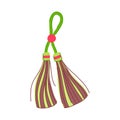 fabric tassel rope cartoon vector illustration Royalty Free Stock Photo