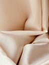 Fabric textile beige color at a background