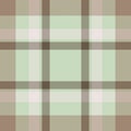 Fabric textile pattern of vector background plaid with a texture tartan seamless check