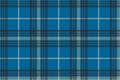 Fabric texture blue check plaid seanless pattern Royalty Free Stock Photo