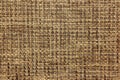 Fabric texture of burlap in neutral colors close up Royalty Free Stock Photo