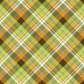 Fabric texture check plaid seamless pattern Royalty Free Stock Photo