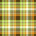 Fabric texture check plaid seamless pattern Royalty Free Stock Photo