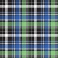 Fabric texture tartan abstract seamless pattern