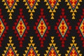 Fabric tribal pattern style. Geometric ethnic seamless pattern traditional. Aztec ethnic ornament print