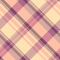 Fabric vector check of pattern seamless tartan with a texture plaid textile background