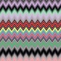 Fabric Zigzag Chevron Gradient Spectrum Colorful Stripe Background Pattern Texture