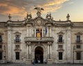 Fabrica Real de Tabacos de Sevilla, the city`s old tobacco factory that since 1949 has been part of the University of Seville. Royalty Free Stock Photo