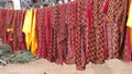 Fabrics with traditional Khmer patterns