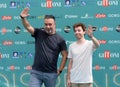 Fabrizio Marchetti and Umberto Carpani at Giffoni Film Festival 2023 - on July 22, 2023 in Giffoni Valle Piana, Italy. Royalty Free Stock Photo