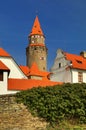 Fabulous Bouzov castle in Czech republic Royalty Free Stock Photo