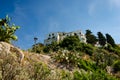 Fabulous buildings architrecture in coastal village Sperlonga in central Italy.