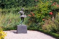 Fabulous creature in the Garden of the Sun of Villandry Castle, France