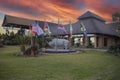 The fabulous and famous airport of Nelspruit, Kruger Mpumalanga, which is the airport of the Kruger National Park in South Africa Royalty Free Stock Photo