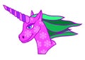 Fabulous, fantastic animal, unicorn. Legend of tales and epics.