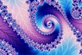 Fabulous horizontal abstract background with Spiral Pattern. You