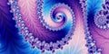 Fabulous horizontal abstract background with Spiral Pattern. You