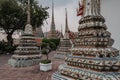 Fabulous, mystical, Buddhist Asian temple with pagodas and statues. Gateway to another world. Popular tourist