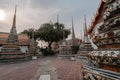 Fabulous, mystical, Buddhist Asian temple with pagodas and statues. Gateway to another world. Popular tourist