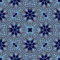Fabulous openwork pattern in the form of snowflakes or lace
