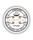 Fabulous seventies vintage badge graphic