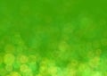 Fabulous shiny banner, bright green emerald background, painted in bokeh style