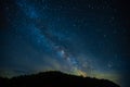 A fabulous starry sky with the Milky Way, a screensaver for astrology, astronomy and horoscopes and zodiacs. A clear starry sky