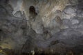 Fabulous view of colorful scalactites inside the cave.