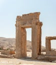 Fabulous view of ruins of the Hadish Palace, Persepolis Royalty Free Stock Photo