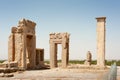 Fabulous view of ruins of the Hadish Palace, Persepolis Royalty Free Stock Photo