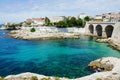 Fabulous views of the sea from Malmousque, village of Marseille, France Royalty Free Stock Photo