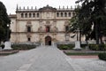 Facade of the Alcala de Henares University, Madrid, Spain