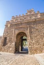 Facade Alfonso VI Gate in Toledo city Royalty Free Stock Photo