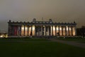 Facade of Altes Museum in Berlin at night Royalty Free Stock Photo
