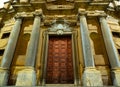 Facade of an ancient building in Palermo