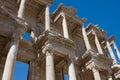 Facade of ancient Celsus Library in Turkey