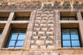 facade of apartment house in Marseilles city Royalty Free Stock Photo