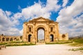 Arch of Hadrian, gate of jerash, amman, Jordan Royalty Free Stock Photo