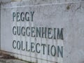 Facade of the Art collection of the Peggy Guggenheim museum in Venice Royalty Free Stock Photo