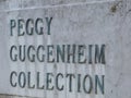 Facade of the Art collection of the Peggy Guggenheim museum in Venice Royalty Free Stock Photo